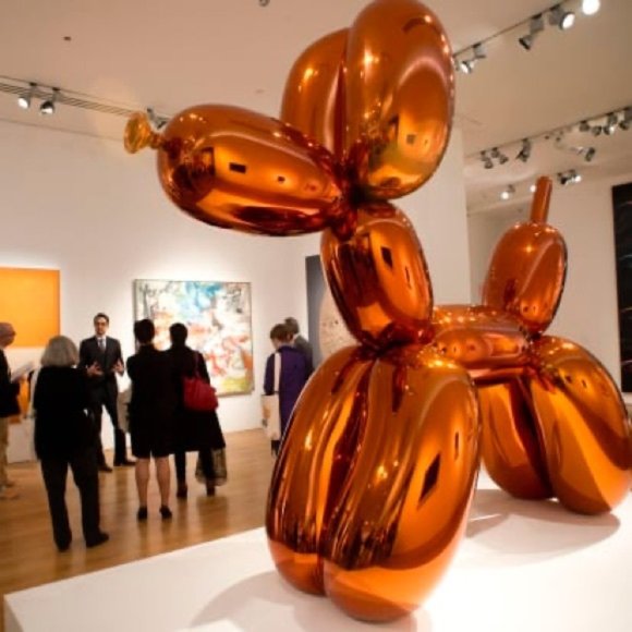 1pcs Bj Gold Metallic Ballon Dog Pop Art Charm Pendant - Picture 9 of 16